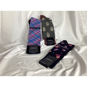 DANIEL CREMIEUX MENS CASUAL TROUSER SOCKS 3-PAIR SET SIZE 6-12.5